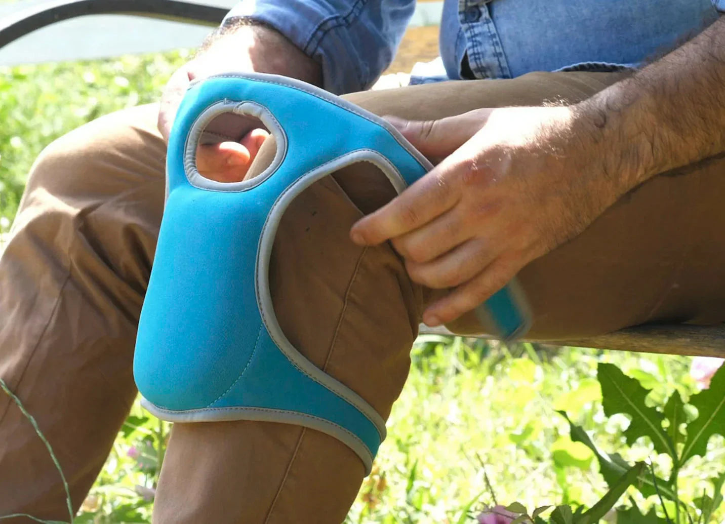 Knieschoner mit Memory-Schaum